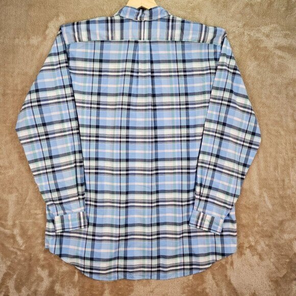 Ralph Lauren Dress Shirt Performance Long Sleeve Plaid Button Down Men's Sz 2XLT - Picture 3 of 11